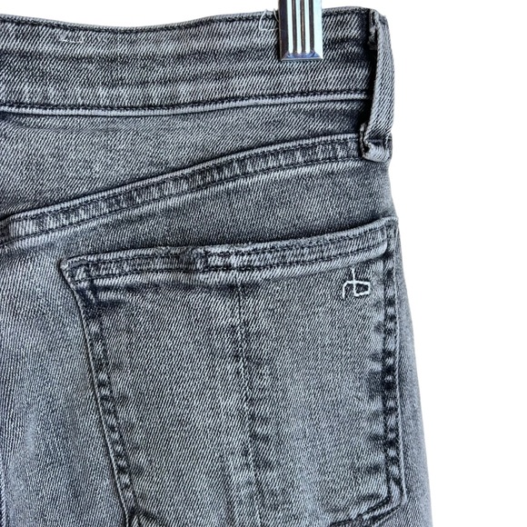 Rag & Bone Nina High-Rise Ankle Flare Jean Broderick Wash Size 26 - Picture 5 of 16